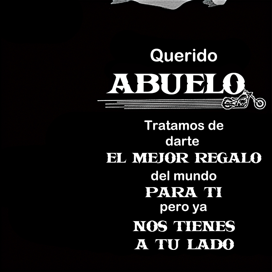 Una tarjeta-A mi abuelo