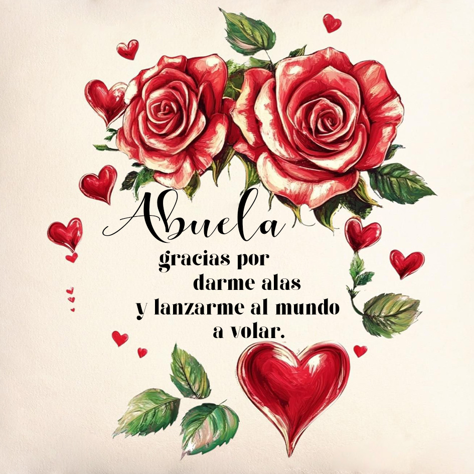 Tarjeta de abuela y mamá