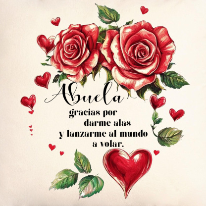 Tarjeta de abuela y mamá