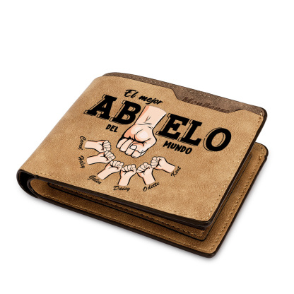 Cartera personalizada para abuelo regalo práctico y emotivo para padre y suegro | Jessemade