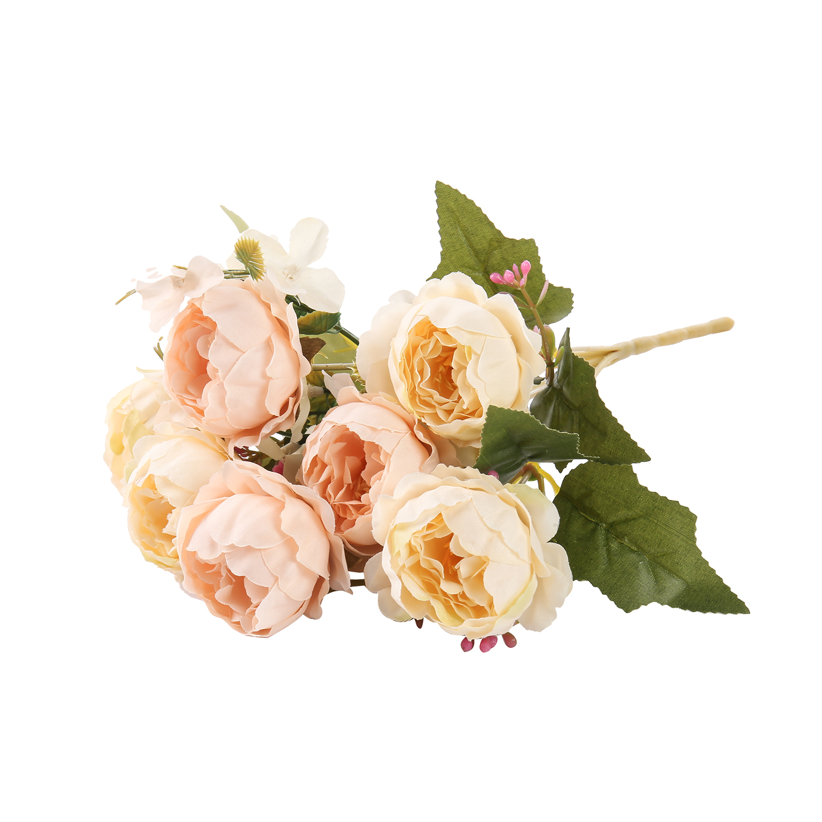 Regalo para mujer - Ramo de flores artificiales de diseño realista y elegante para decoración