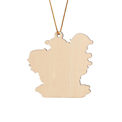 Navidad-Ornamento con muñecos de madera duendes 5 nombres y texto personalizados | Jessemade