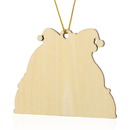 Navidad-Ornamento con muñecos de madera familia de osos 6 nombres personalizados | Jessemade