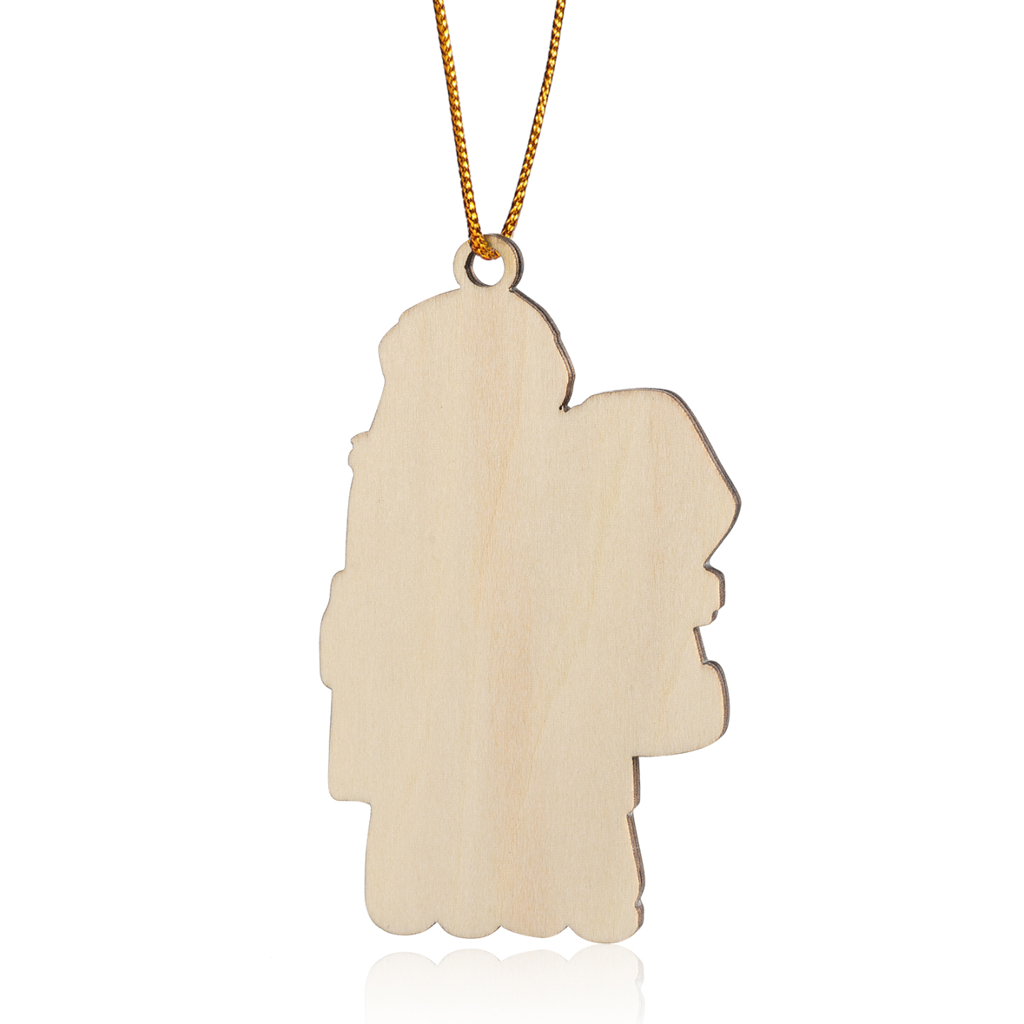 Navidad-Ornamento con muñecos de madera mamá/yaya y niños 2 nombres personalizados | Jessemade
