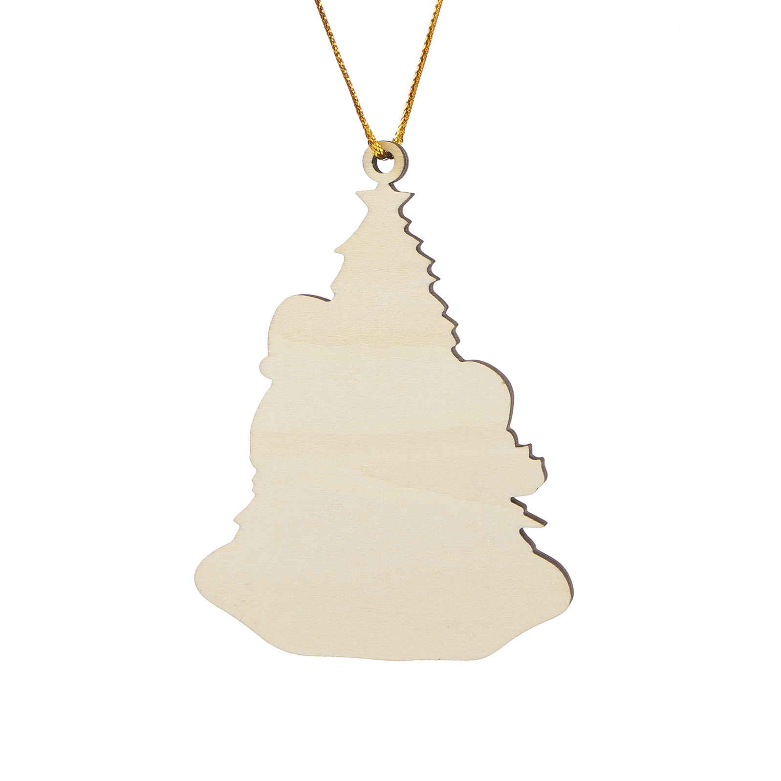 Navidad-Ornamento de madera muñecos de papá y mamá Noel 3 nombres y 1 texto personalizados | Jessemade