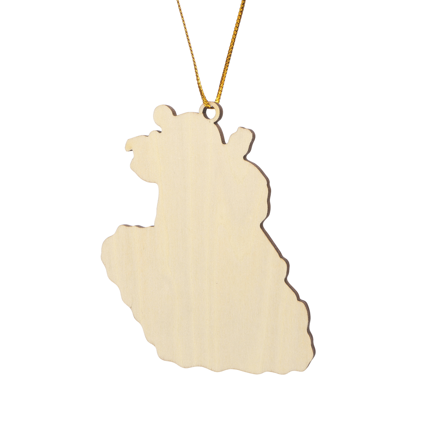 Navidad-Ornamento con muñecos de madera esquiando 2 nombres, año y texto personalizados | Jessemade