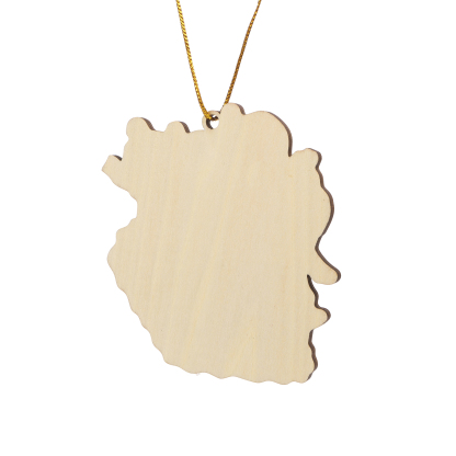 Navidad-Ornamento con muñecos de madera esquiando 5 nombres, año y texto personalizados | Jessemade