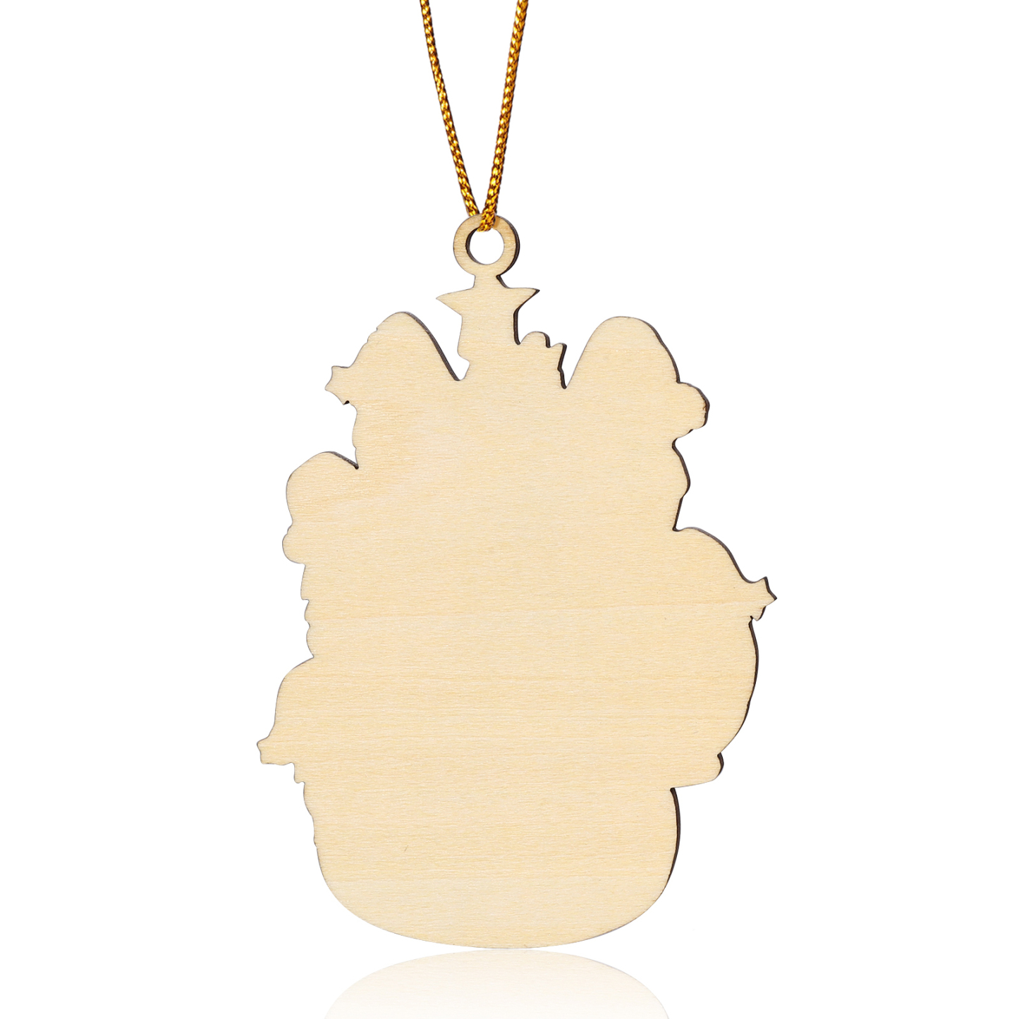 Navidad-Ornamento con muñecos de madera Santos 6 nombres y texto personalizados | Jessemade