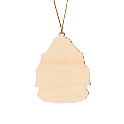 Navidad-Ornamento con muñecos de madera familia con regalos en coche 3 nombres, año y texto personalizados | Jessemade