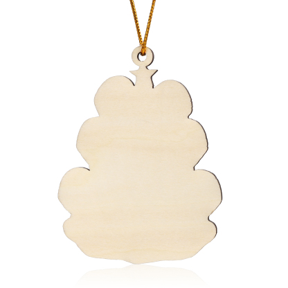 Navidad-Ornamento con muñecos de madera árbol 6 nombres y texto personalizados | Jessemade