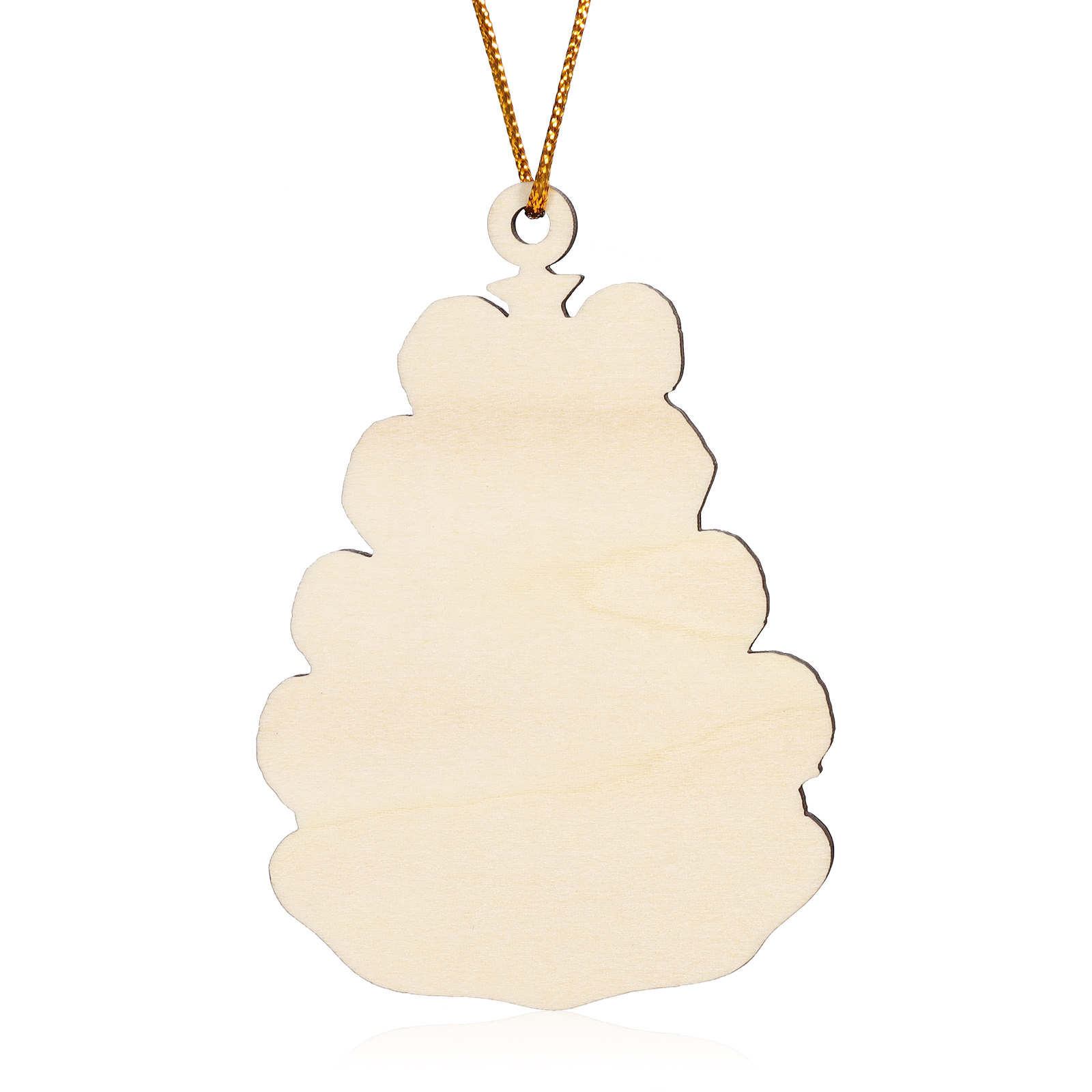 Navidad-Ornamento con muñecos de madera árbol 8 nombres y texto personalizados | Jessemade