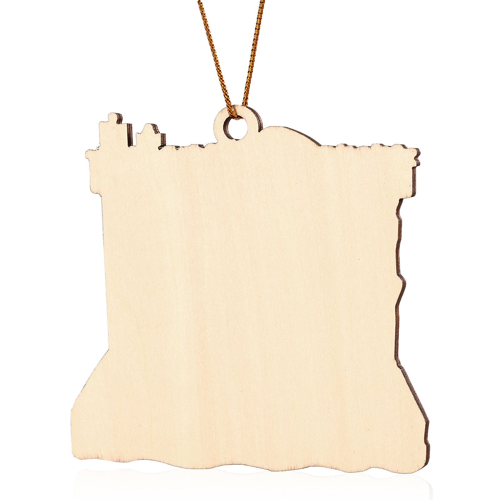 Navidad-Ornamento con muñecos de madera familia leyendo 5 nombres, año y texto personalizados | Jessemade