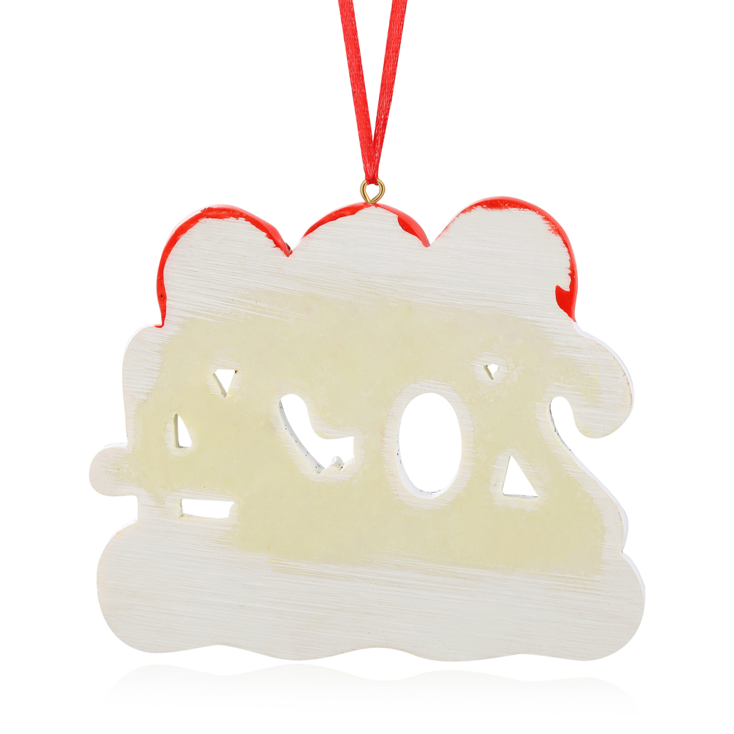 Navidad-Ornamento de resina 2024 con 3 nombres, año y 1 texto personalizados | Jessemade