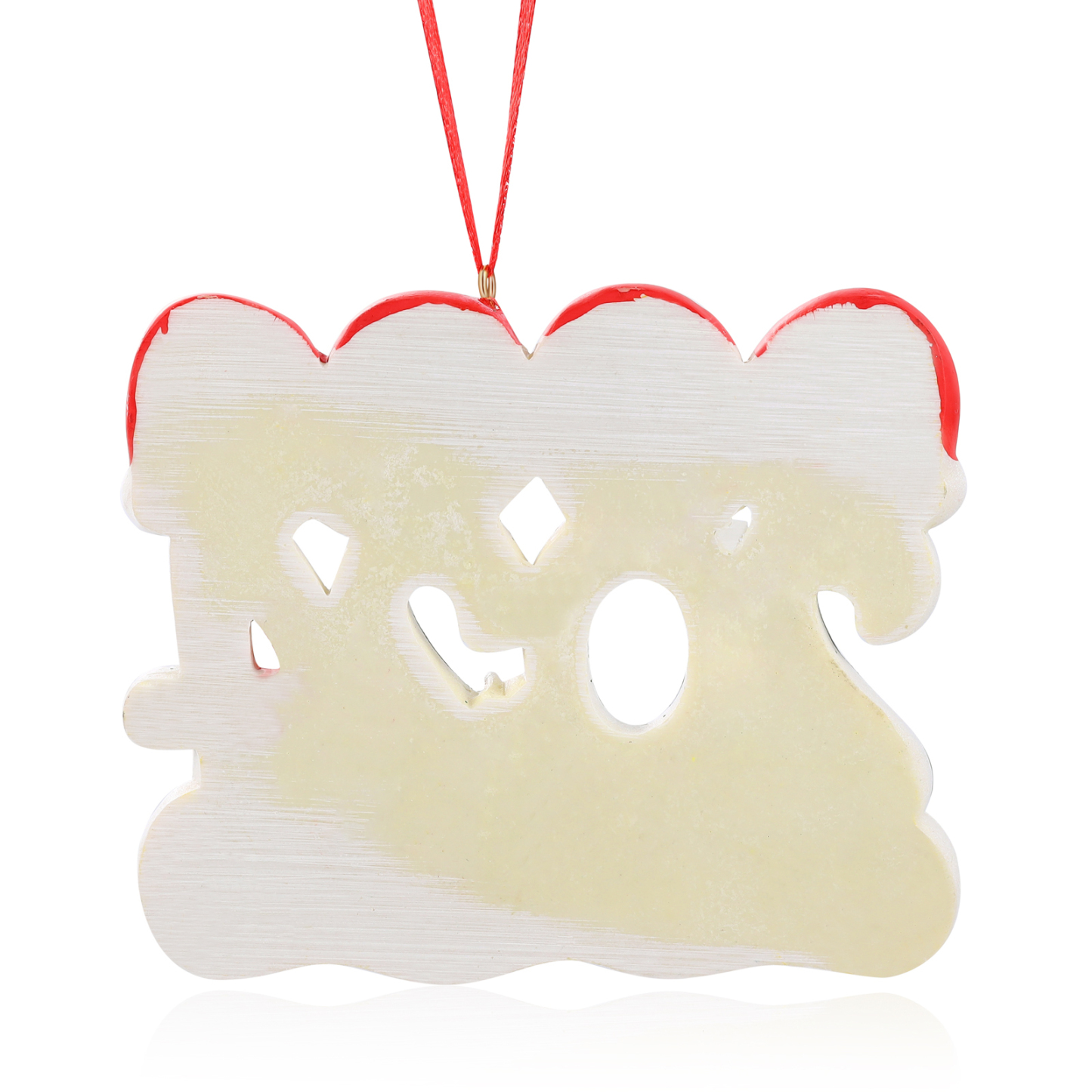 Navidad-Ornamento de resina 2024 con 6 nombres, año y 1 texto personalizados | Jessemade