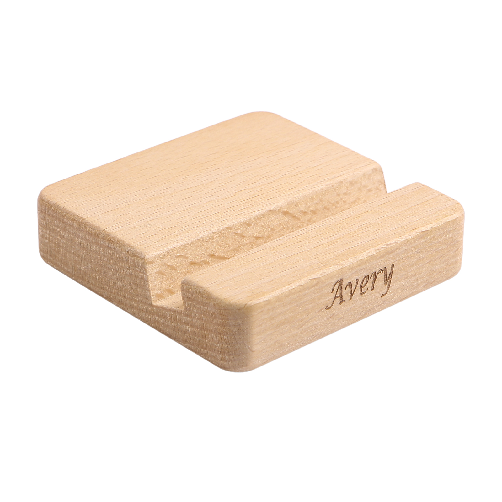 Base de madera para pegatina