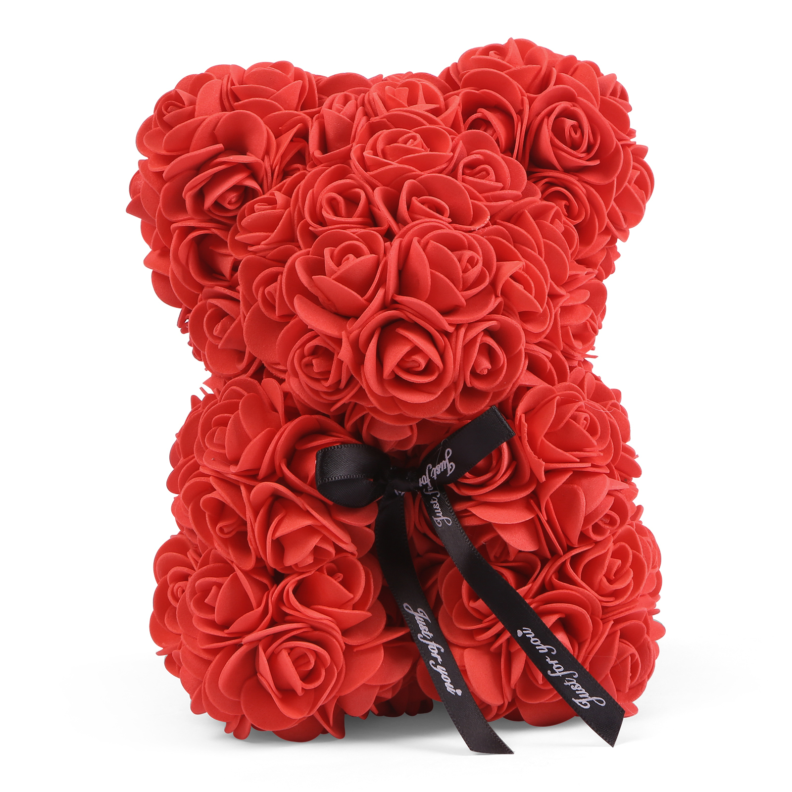 San Valentín-Decoración de oso de rosas