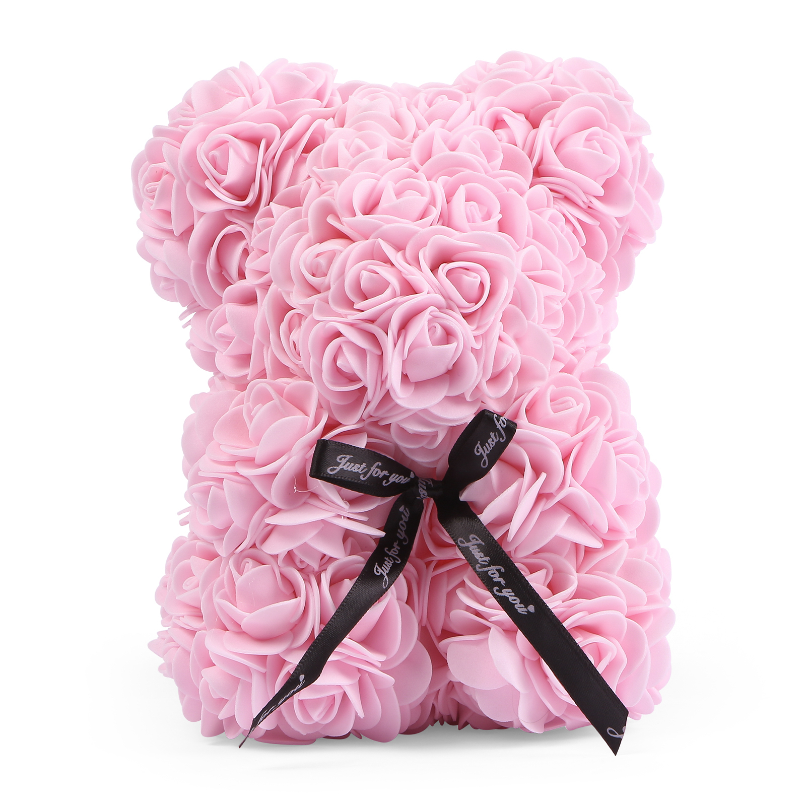 San Valentín-Decoración de oso de rosas