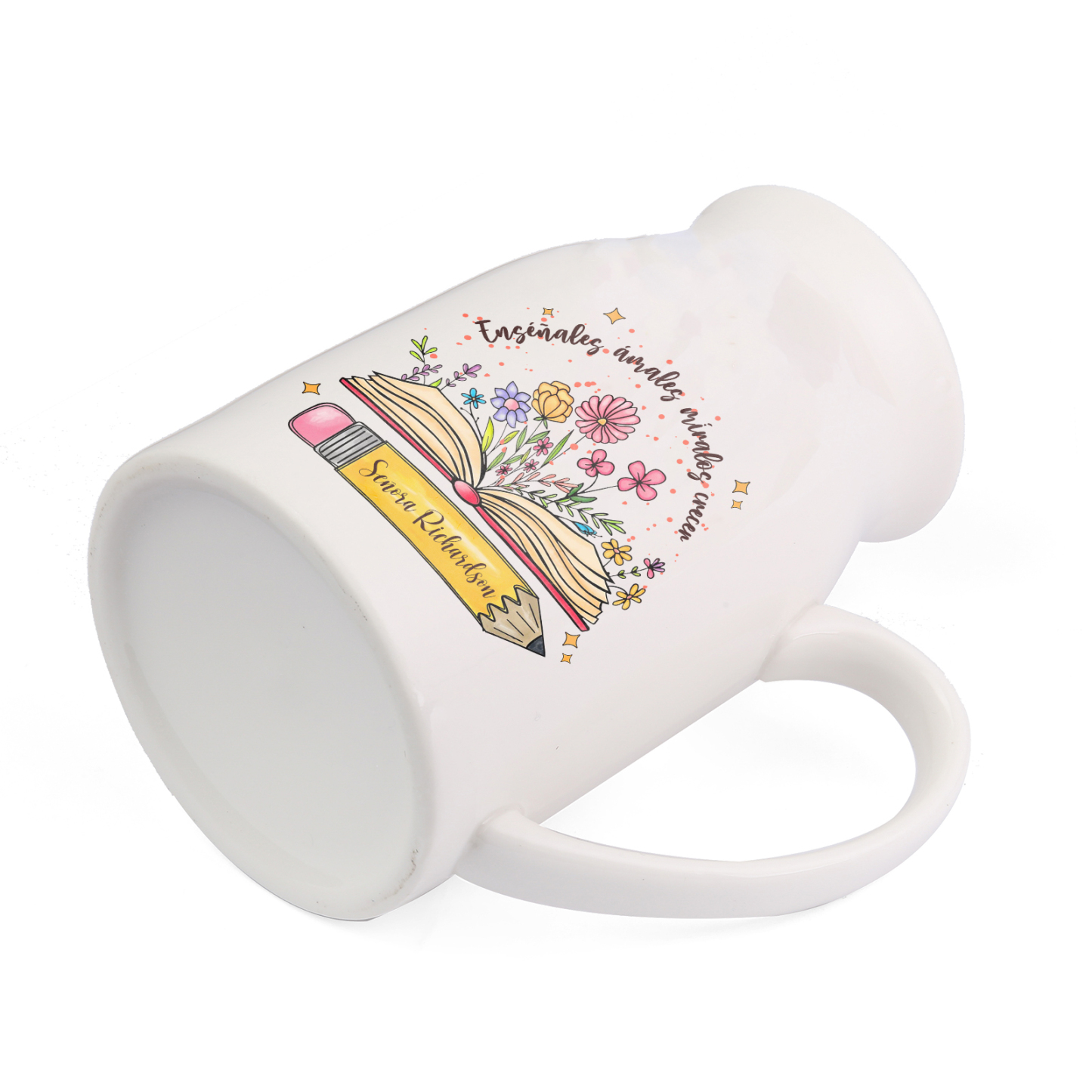 Florero personalizado con texto para graduado – Regalo emotivo para la vuelta a la escuela