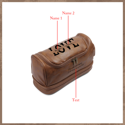 Neceser de viaje personalizable con nombre para familia | Jessemade