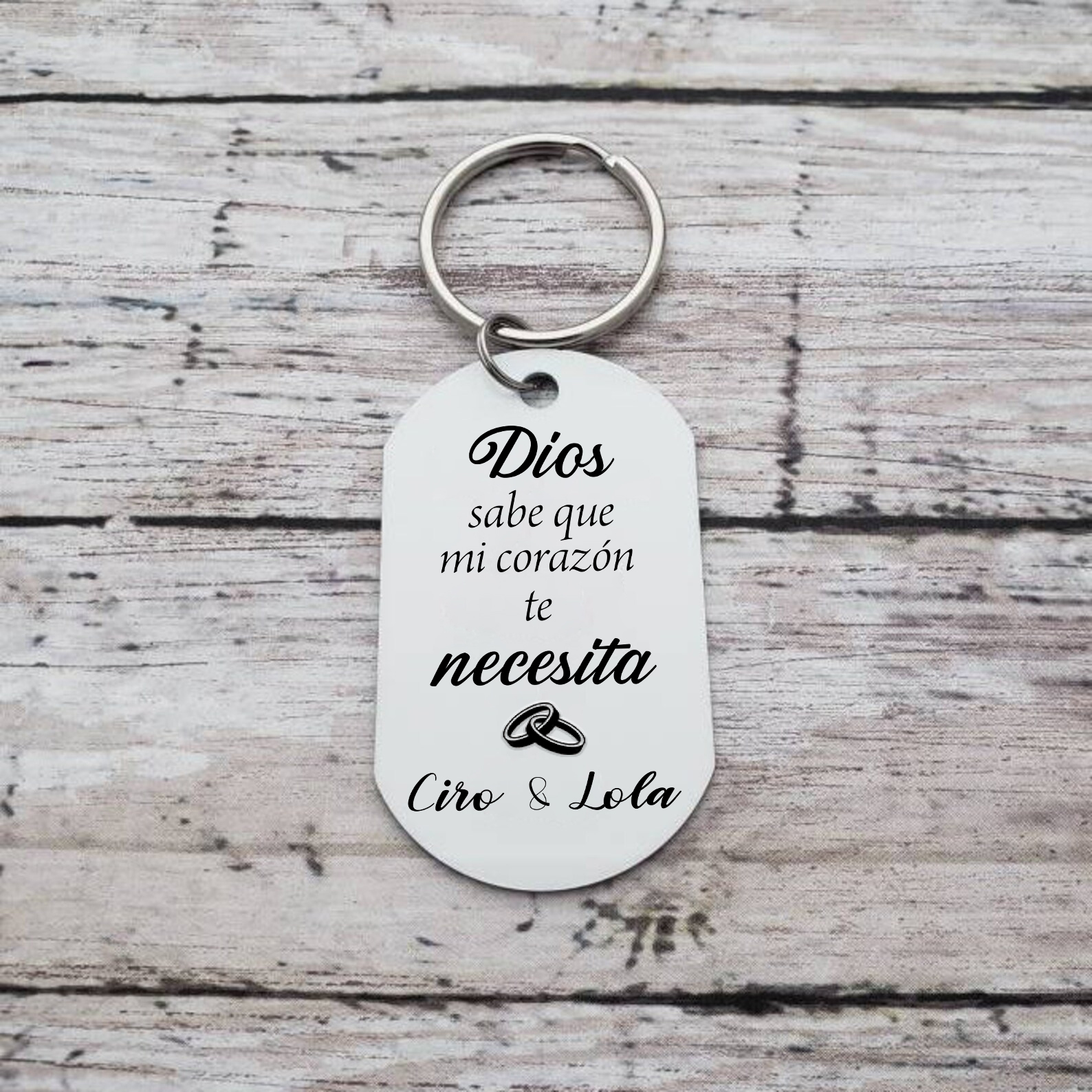 Kit de regalo llavero y cartera con caja llavero de texto y foto, nombre, letra y foto personalizados en cartera | Jessemade