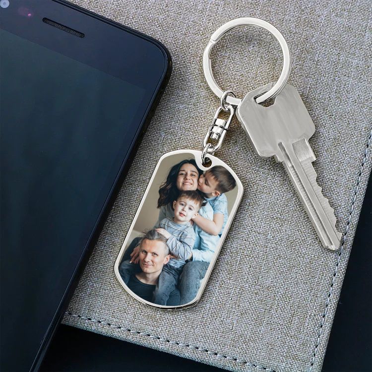 A mi papá/mamá-Llavero 3-7 Nombres Personalizados Manos Cogidas