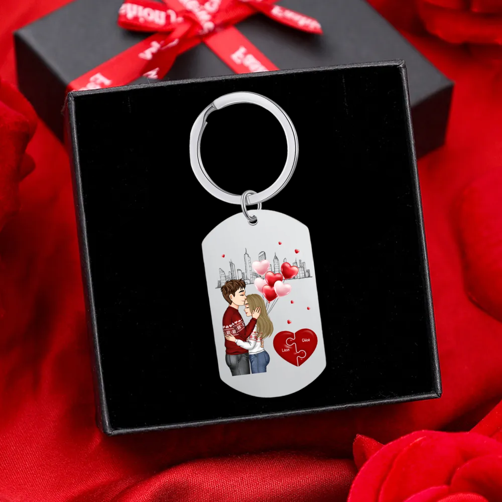 Llavero de calendario personalizado - El día que encontré mi pieza perdida