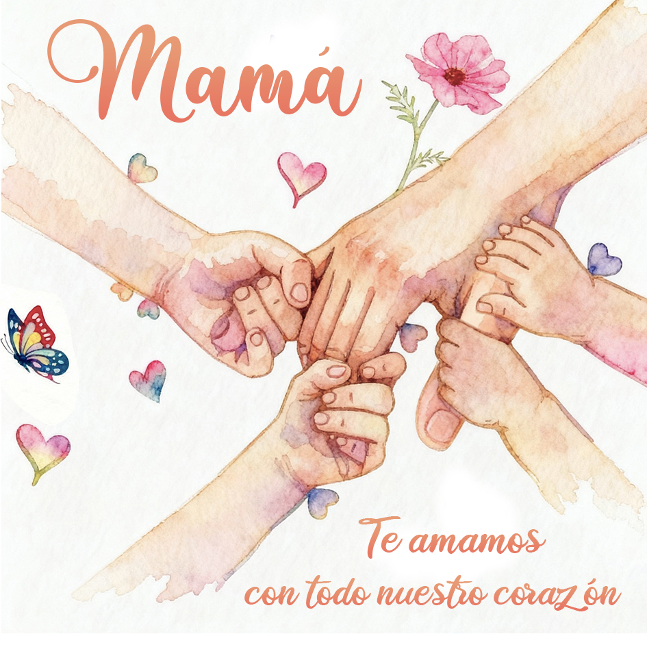Tarjeta para mamá, personalizable: regalo del Día de la Madre o de cumpleaños de los niños | Jessemade