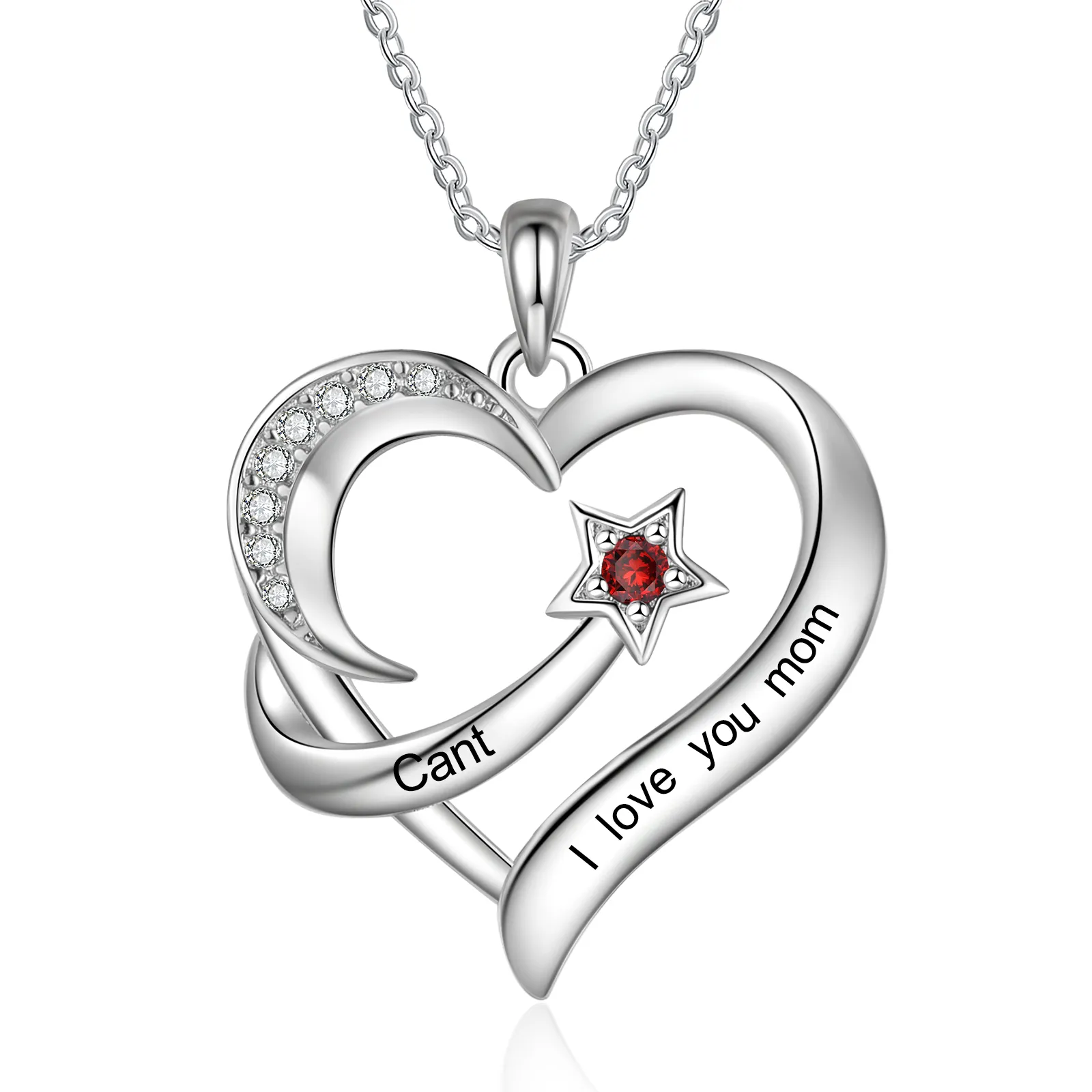 collar de corazón
