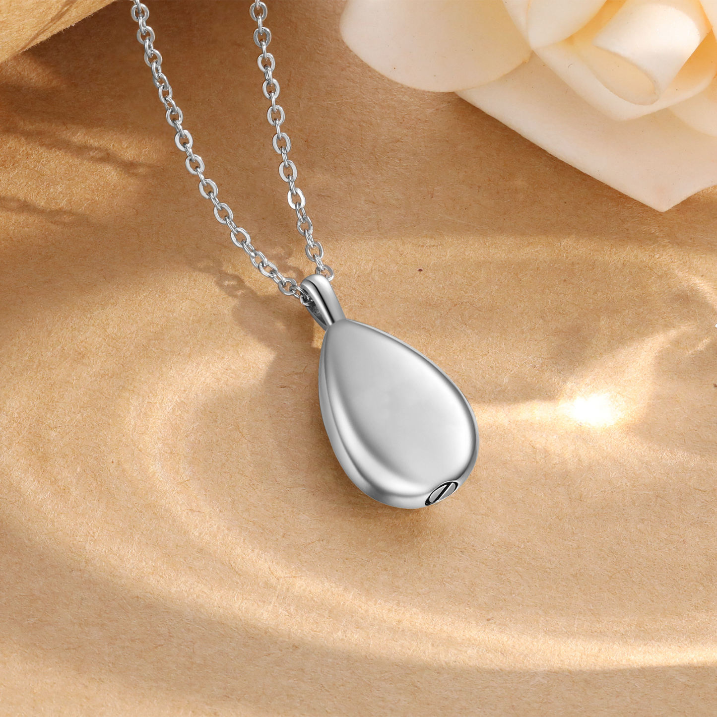 Collar Conmemorativo en Forma de Gota con Foto Collar Personalizado | Jessemade