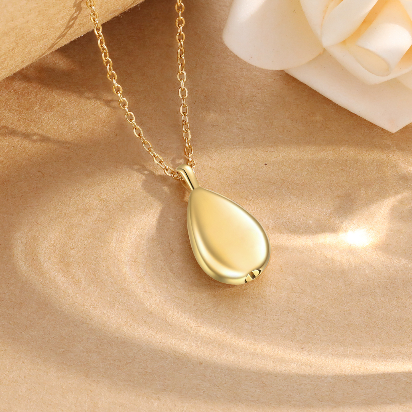 Collar Conmemorativo en Forma de Gota con Foto Collar Personalizado | Jessemade