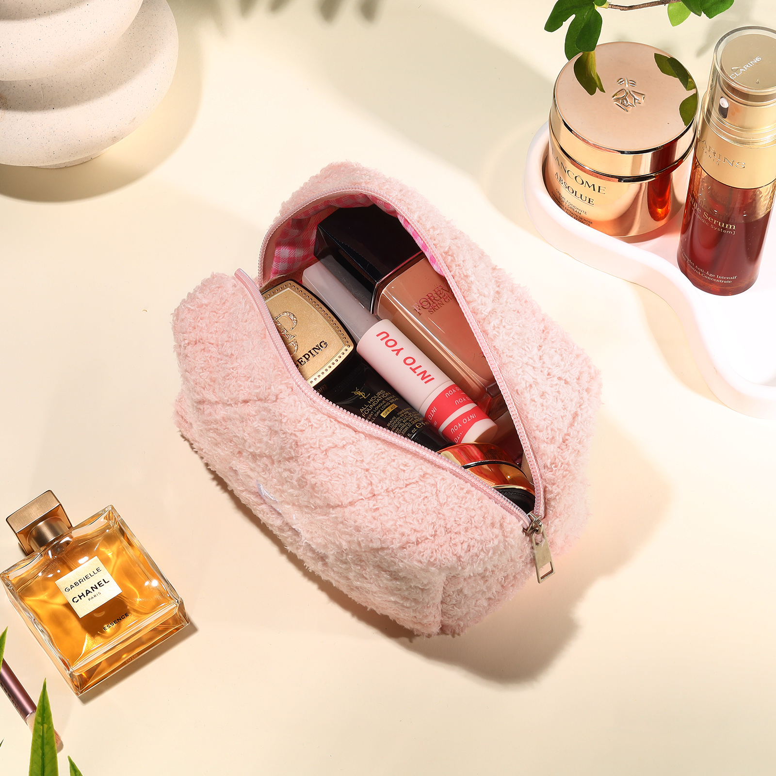 Bolso de cosméticos personalizado con 1 nombre bordado con estilo y funcionalidad | Jessemade