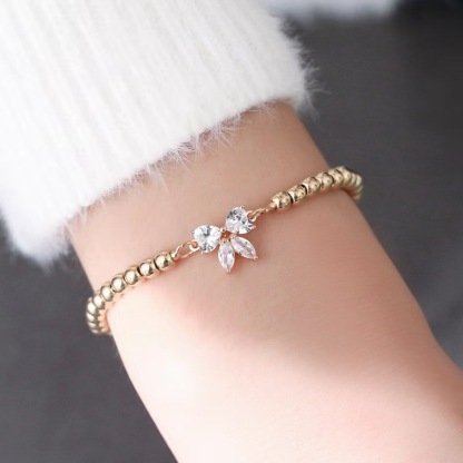 Pulsera de mariposa de zirconio regalo para mujer | Jessemade