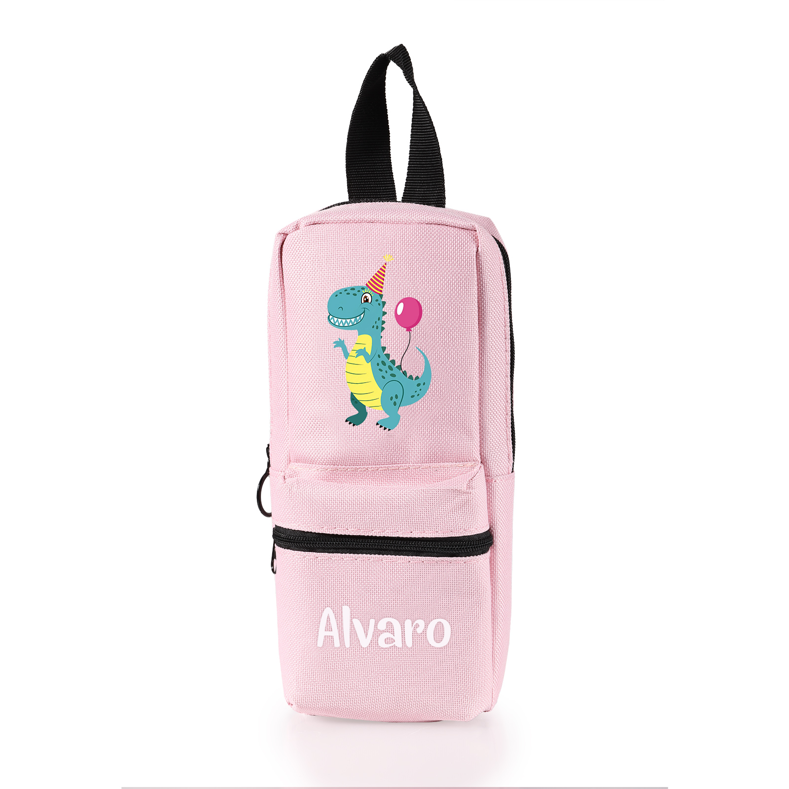 Estuche personalizado con 1 nombre con diseño colorido de animal seleccionado para niños | Jessemade