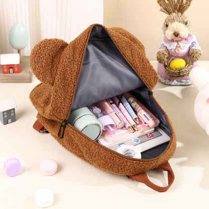 Mochilas escolares "oso" para los niños con nombre personalizado