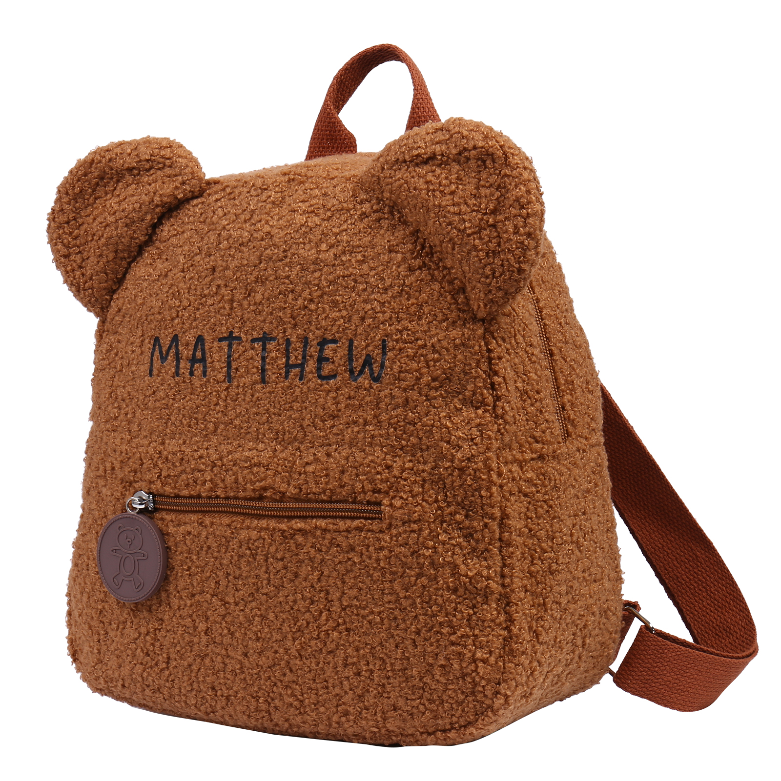Mochilas escolares "oso" para los niños con nombre personalizado