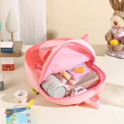 Mochilas escolares para los niños con animal 1 nombre bordado personalizado | Jessemade