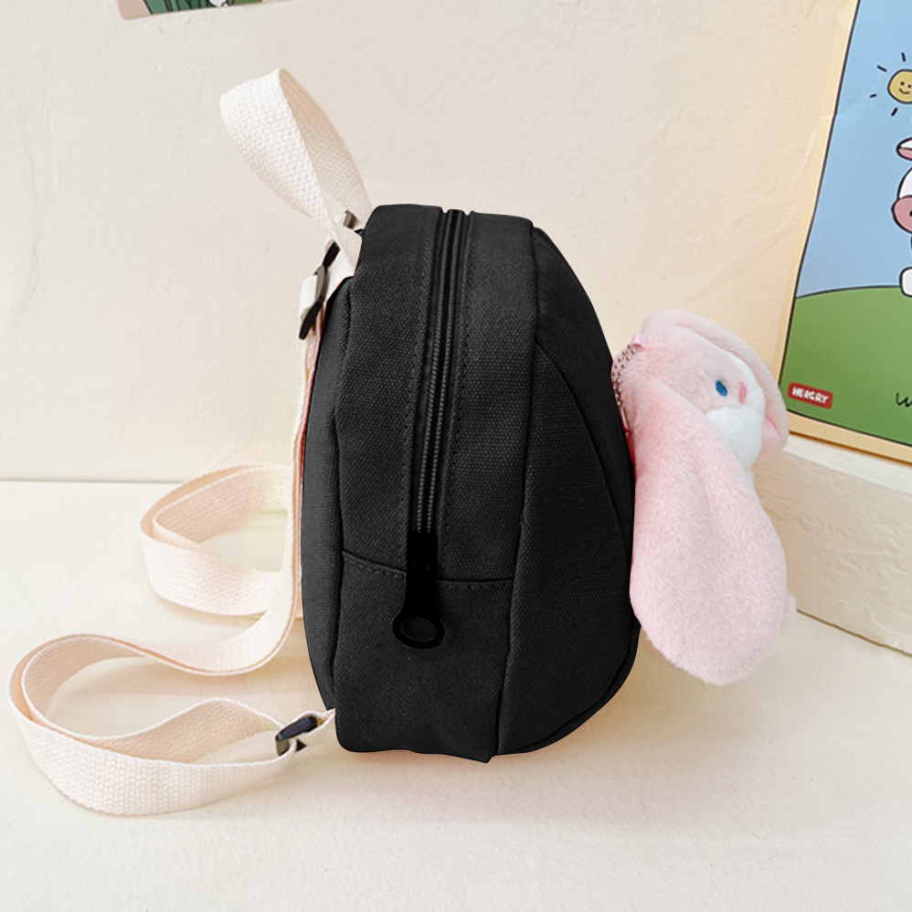 Mochilas escolares para los niños con un peluche de conejito 1 nombre bordado personalizado | Jessemade