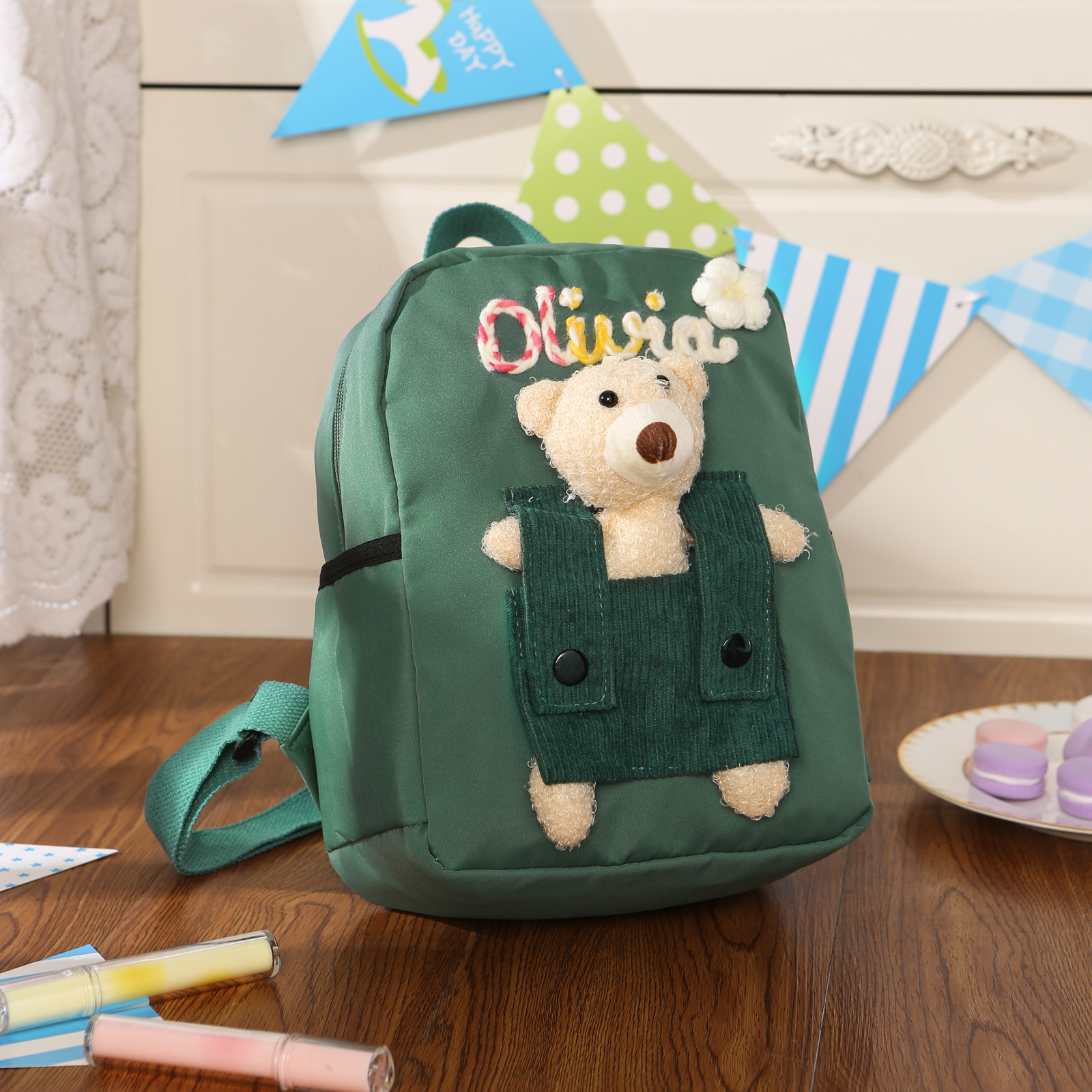 Mochila personalizada con nombre y color – Ideal vuelta a la escuela
