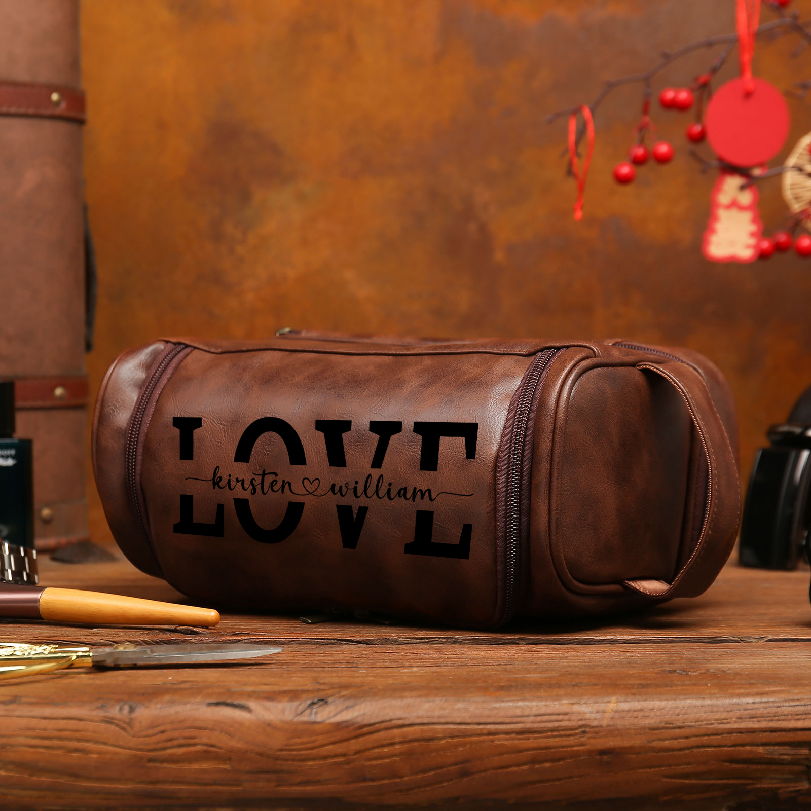 Neceser de viaje personalizable con nombre para familia | Jessemade