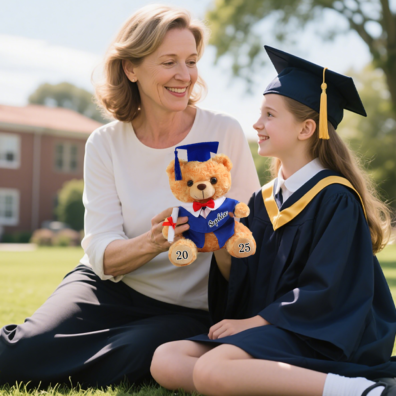 Osito de Peluche Personalizado para Graduación – Recuerdo Significativo y Tierno con Nombre y Año | Jessemade