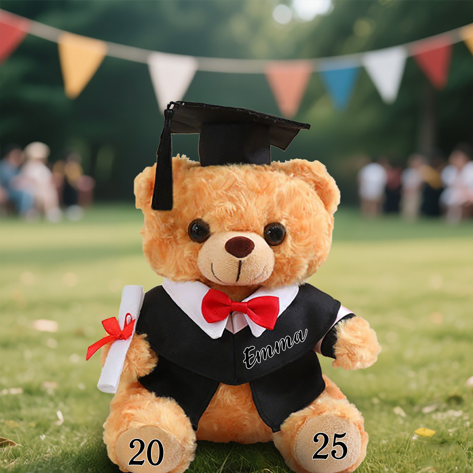 Osito de Peluche Personalizado para Graduación – Recuerdo Significativo y Tierno con Nombre y Año | Jessemade