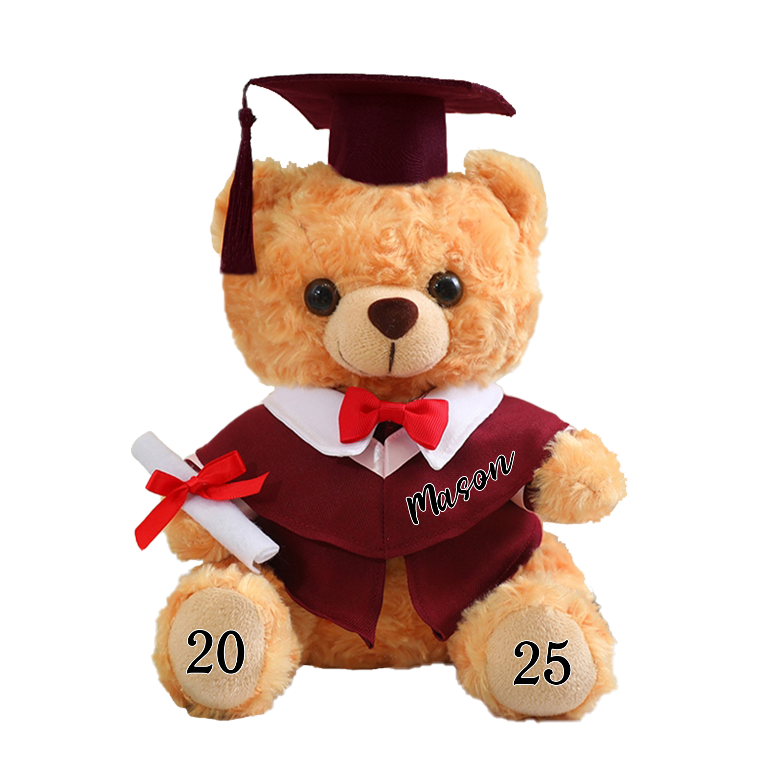 Osito de Peluche Personalizado para Graduación – Recuerdo Significativo y Tierno con Nombre y Año | Jessemade