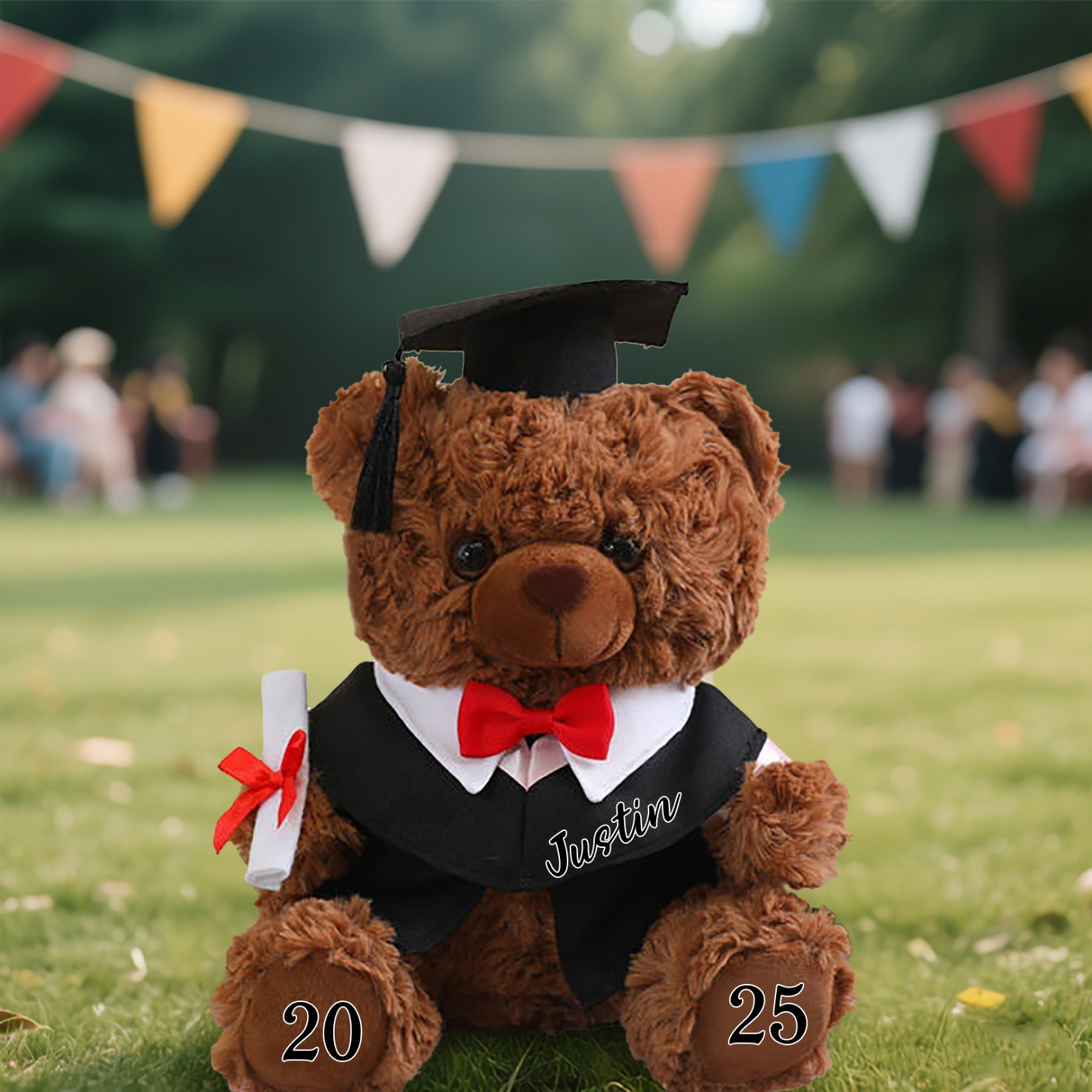 Osito de Peluche Personalizado para Graduación – Recuerdo Significativo y Tierno con Nombre y Año | Jessemade