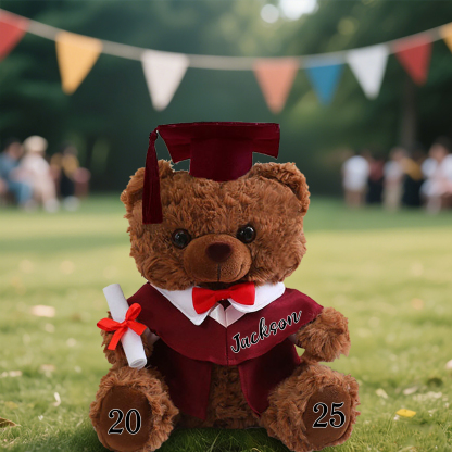 Osito de Peluche Personalizado para Graduación – Recuerdo Significativo y Tierno con Nombre y Año | Jessemade