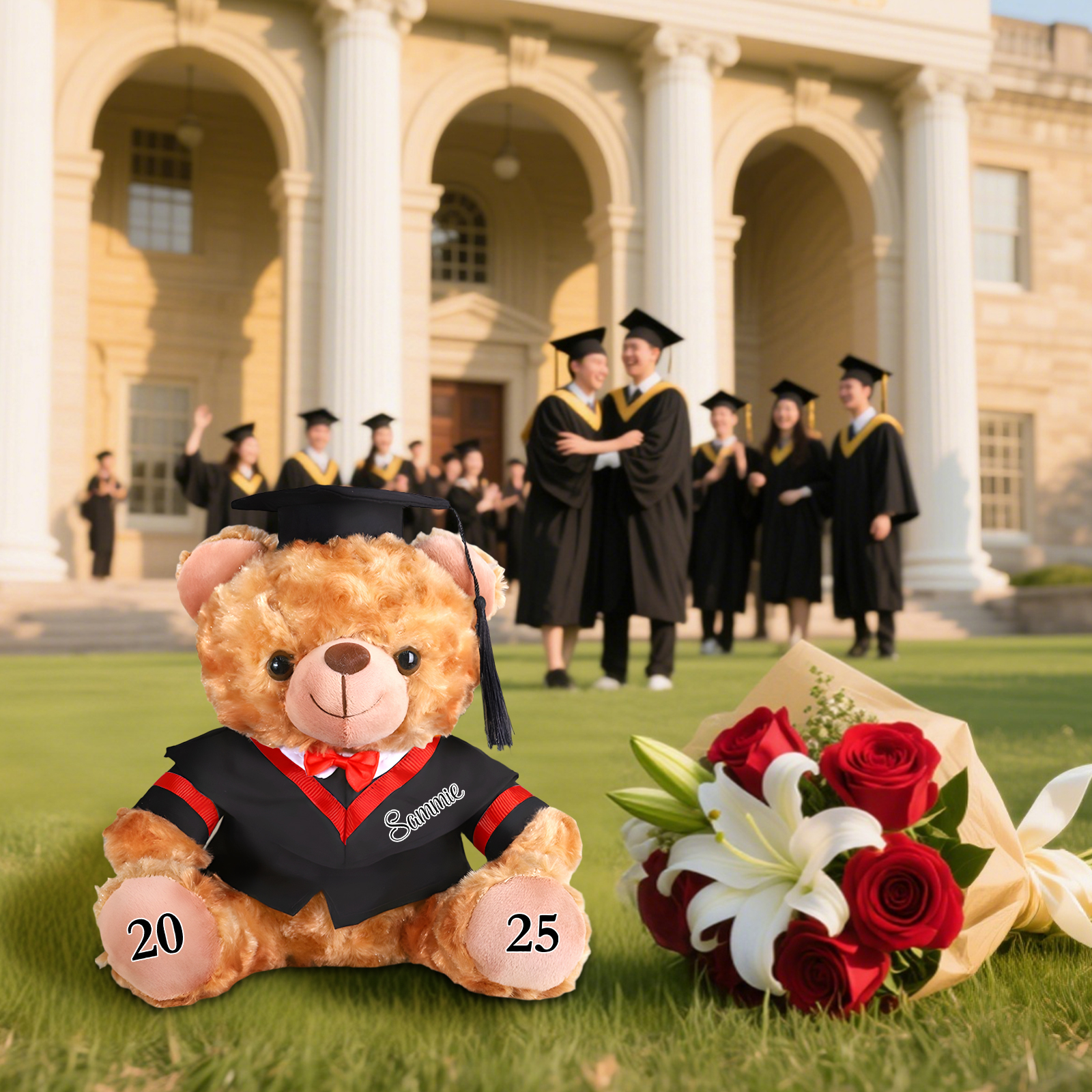 Osito de Peluche de Graduación Personalizado – Recuerdo Único con Nombre y Año | Jessemade