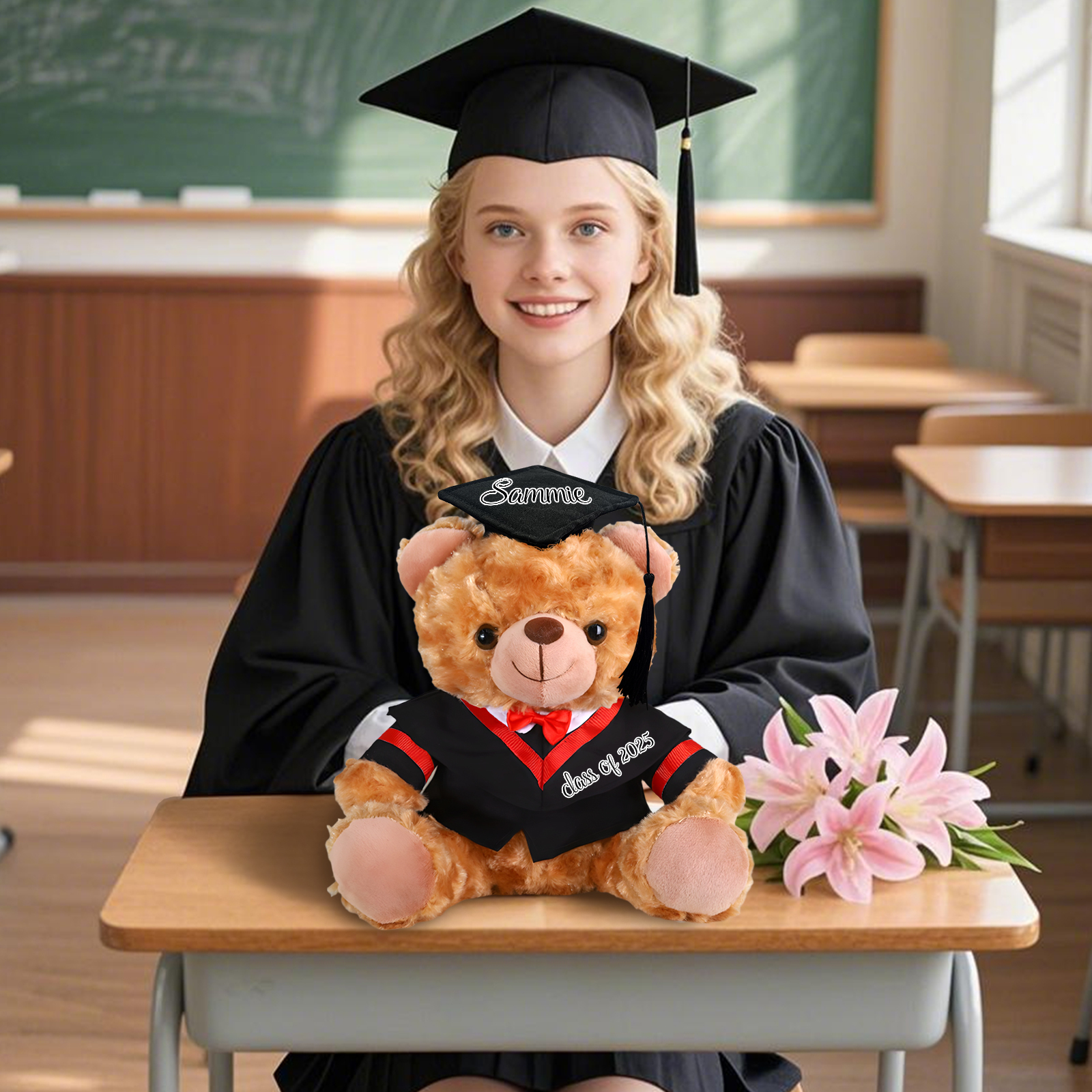Osito de Peluche de Graduación Personalizado – Recuerdo Único con Nombre y Año | Jessemade
