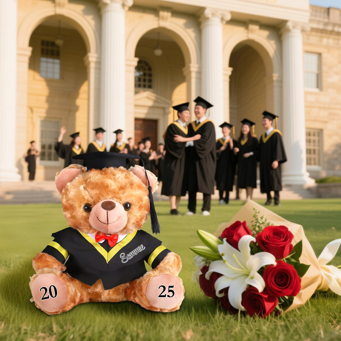 Osito de Peluche de Graduación Personalizado – Recuerdo Único con Nombre y Año | Jessemade