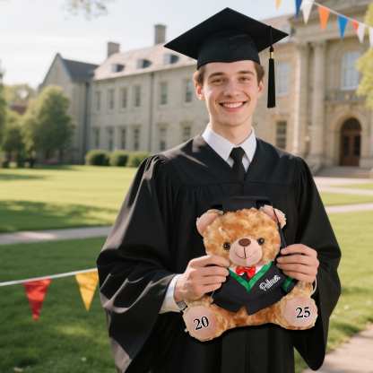 Osito de Peluche de Graduación Personalizado – Recuerdo Único con Nombre y Año | Jessemade