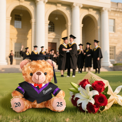 Osito de Peluche de Graduación Personalizado – Recuerdo Único con Nombre y Año | Jessemade
