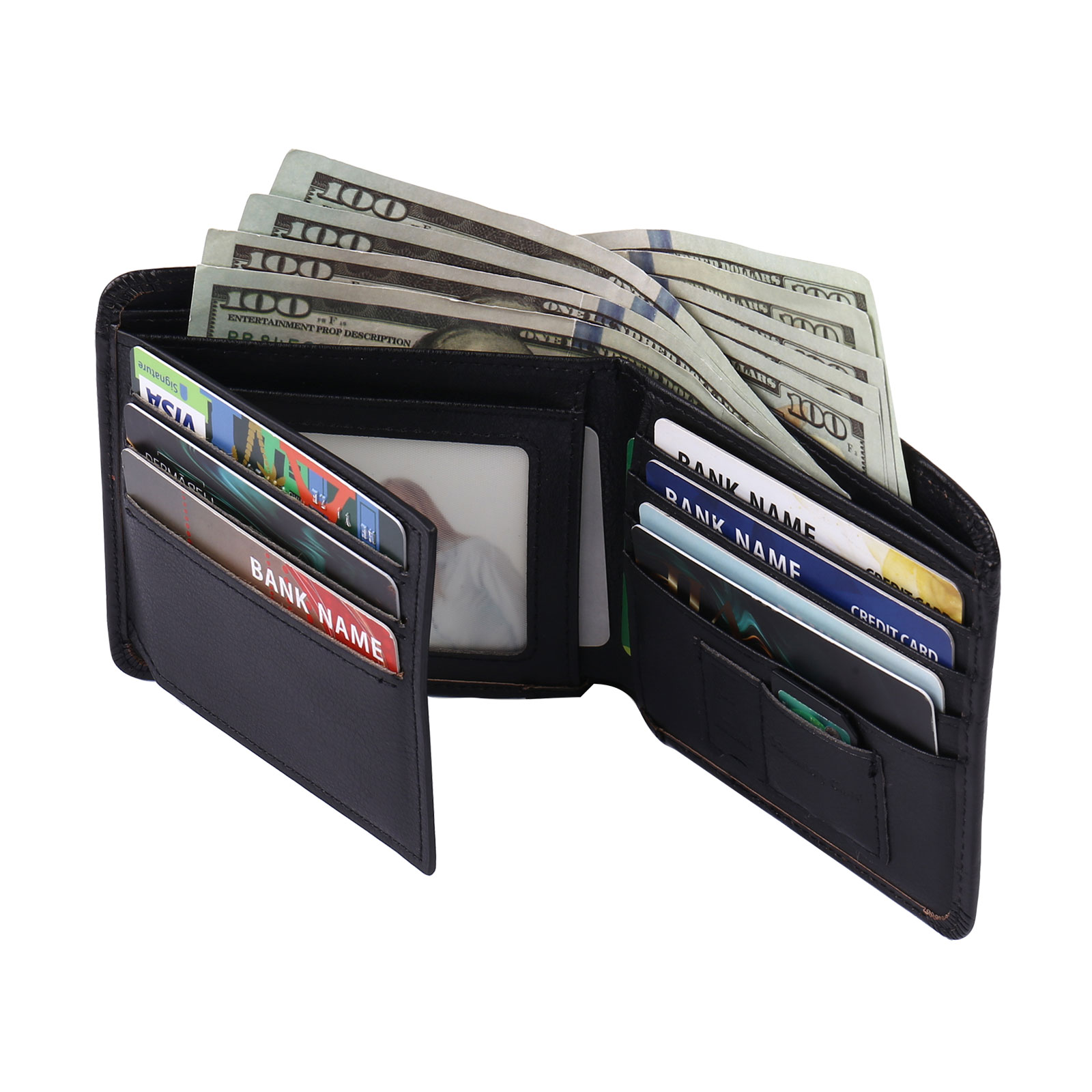 Cartera, billetera de cuero de primera capa personalizada 1 nombre e inicial monedero para hombre | Jessemade